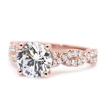 Afbeelding in Gallery-weergave laden, Echt Diamanten Ring Rosé Goud
