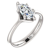 Afbeelding in Gallery-weergave laden, Echt Diamanten Solitaire Ring 2,50 Karaat Zes Klauwen In Wit Goud