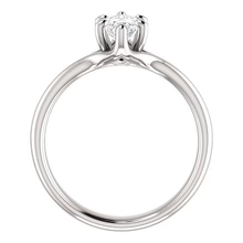 Afbeelding in Gallery-weergave laden, Echt Diamanten Solitaire Ring 2,50 Karaat Zes Klauwen In Wit Goud
