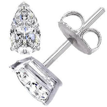 Afbeelding in Gallery-weergave laden, Echt Diamanten Teardrop Oorbellen