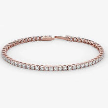 Afbeelding in Gallery-weergave laden, Echt Diamanten Tennisarmband 5,90 Karaat Roségouden 14K Sieraden