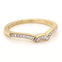 Afbeelding in Gallery-weergave laden, Echt Diamanten Trouwring 0,75 Karaat Dames Geel Goud 14K Sieraden