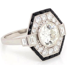 Afbeelding in Gallery-weergave laden, Echt Diamanten Verlovingsring Oude Mijnring 5 Karaat Witgoud 14K Sieraden