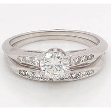 Afbeelding in Gallery-weergave laden, Echt Diamanten Verlovingsring Set 1,75 Karaat Dames Witgouden Sieraden 14K