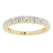 Afbeelding in Gallery-weergave laden, Echt Diamond Eternity Band 1.30 Karaat Trellis Instelling Dames Sieraden Nieuw