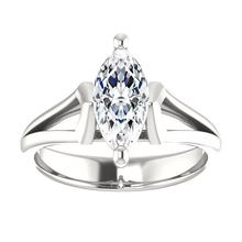 Afbeelding in Gallery-weergave laden, Echt Diamond Solitaire Ring 1,50 Karaat Mand Instelling Vrouwen Sieraden