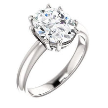 Afbeelding in Gallery-weergave laden, Echt Diamond Solitaire Ring 3.50 Karaat Dames Witgouden Sieraden