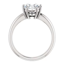 Afbeelding in Gallery-weergave laden, Echt Diamond Solitaire Ring 3.50 Karaat Dames Witgouden Sieraden