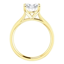 Afbeelding in Gallery-weergave laden, Echt Diamond Solitaire Ring 5 Karaat Dames Geel Gouden Sieraden Nieuw