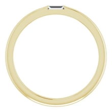 Afbeelding in Gallery-weergave laden, Echt Diamond Solitaire Trouwring 0,40 Karaat Geel Goud 14K Herenring