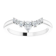 Afbeelding in Gallery-weergave laden, Echt Diamond Wedding Anniversary Band 0,75 Karaat Vrouwen Sieraden