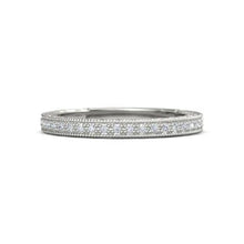 Afbeelding in Gallery-weergave laden, Echt Diamond Wedding Band 0,70 Karaat Antieke Stijl Vrouwen Sieraden