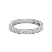 Afbeelding in Gallery-weergave laden, Echt Diamond Wedding Band 0,70 Karaat Antieke Stijl Vrouwen Sieraden