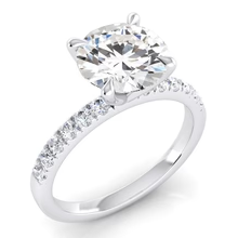 Afbeelding in Gallery-weergave laden, Echt Diamanten Verlovingsring 2.50 Karaat Ronde Diamanten Wit Goud 14K