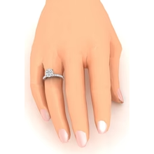 Afbeelding in Gallery-weergave laden, Echt Diamanten Verlovingsring 2.50 Karaat Ronde Diamanten Wit Goud 14K