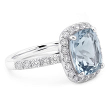 Afbeelding in Gallery-weergave laden, Echte Aquamarijn Ring 11.25 Karaat