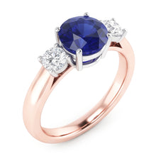 Afbeelding in Gallery-weergave laden, Echte Diamant Ring 2 Karaat - 14K Bicolor Goud