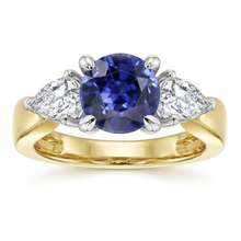 Afbeelding in Gallery-weergave laden, Echte Diamant Ring 2 Karaat - 14K Bicolor Goud