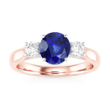 Afbeelding in Gallery-weergave laden, Echte Diamant Ring 2 Karaat - 14K Bicolor Goud