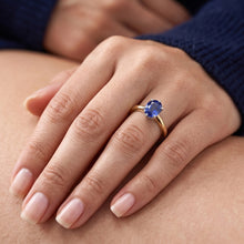 Afbeelding in Gallery-weergave laden, Echte Diamant Ring 2 Karaat - 14K Bicolor Goud