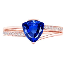 Afbeelding in Gallery-weergave laden, Echte Diamant Ring 2 Karaat - 14K Roségoud