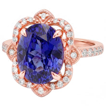 Afbeelding in Gallery-weergave laden, Echte Diamant Ring 3.25 Karaat - 14K Roségoud