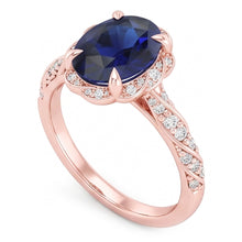 Afbeelding in Gallery-weergave laden, Echte Diamant Ring 3.50 Karaat - 14K Roségoud