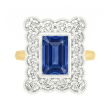 Afbeelding in Gallery-weergave laden, Echte Diamant Ring 3 Karaat - 14K Bicolor Goud
