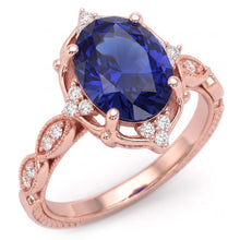 Afbeelding in Gallery-weergave laden, Echte Diamant Ring 3 Karaat - 14K Roségoud