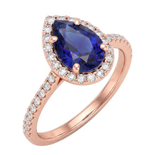 Afbeelding in Gallery-weergave laden, Echte Diamant Ring 3 Karaat - 14K Roségoud