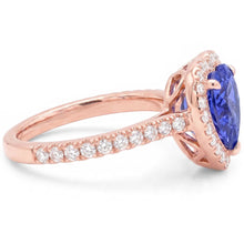 Afbeelding in Gallery-weergave laden, Echte Diamant Ring 3 Karaat - 14K Roségoud