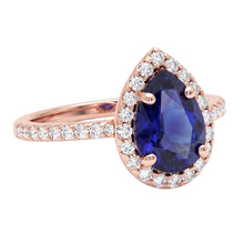 Afbeelding in Gallery-weergave laden, Echte Diamant Ring 3 Karaat - 14K Roségoud