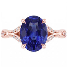 Afbeelding in Gallery-weergave laden, Echte Diamant Ring 3 Karaat - 14K Roségoud