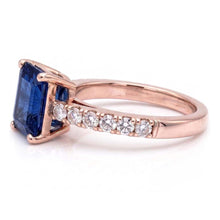 Afbeelding in Gallery-weergave laden, Echte Diamant Ring 3 Karaat - 14K Roségoud
