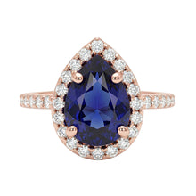 Afbeelding in Gallery-weergave laden, Echte Diamant Ring 3 Karaat - 14K Roségoud