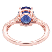 Afbeelding in Gallery-weergave laden, Echte Diamant Ring 3 Karaat - 14K Roségoud