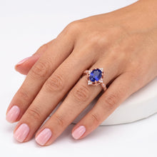 Afbeelding in Gallery-weergave laden, Echte Diamant Ring 3 Karaat - 14K Roségoud