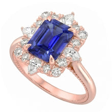 Afbeelding in Gallery-weergave laden, Echte Diamant Ring 4.25 Karaat - 14K Roségoud