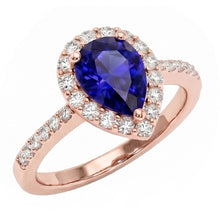 Afbeelding in Gallery-weergave laden, Echte Diamant Ring 4 Karaat - 14K Roségoud