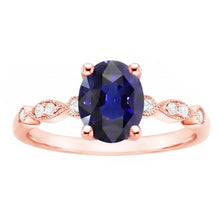 Afbeelding in Gallery-weergave laden, Echte Diamant Ring 4 Karaat - 14K Roségoud