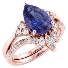 Afbeelding in Gallery-weergave laden, Echte Diamant Ring 4 Karaat - 14K Roségoud