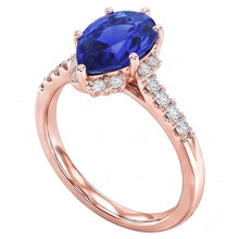 Afbeelding in Gallery-weergave laden, Echte Diamant Ring 4 Karaat - 14K Roségoud