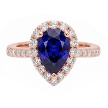 Afbeelding in Gallery-weergave laden, Echte Diamant Ring 4 Karaat - 14K Roségoud