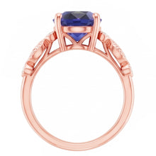 Afbeelding in Gallery-weergave laden, Echte Diamant Ring 4 Karaat - 14K Roségoud