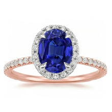 Afbeelding in Gallery-weergave laden, Echte Diamant Ring 5 Karaat - 14K Bicolor Goud