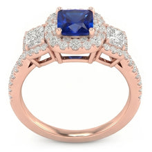 Afbeelding in Gallery-weergave laden, Echte Diamant Ring 5 Karaat - 14K Roségoud