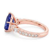 Afbeelding in Gallery-weergave laden, Echte Diamant Ring 5 Karaat - 14K Roségoud