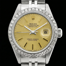 Afbeelding in Gallery-weergave laden, Echte Roestvrijstalen jubileumarmband Datumjust dameshorloge Stok wijzerplaat Rolex