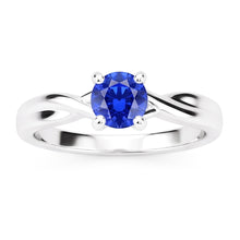 Afbeelding in Gallery-weergave laden, Echte Saffier Ring 1 Karaat