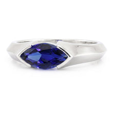 Afbeelding in Gallery-weergave laden, Echte Saffier Ring 1 Karaat